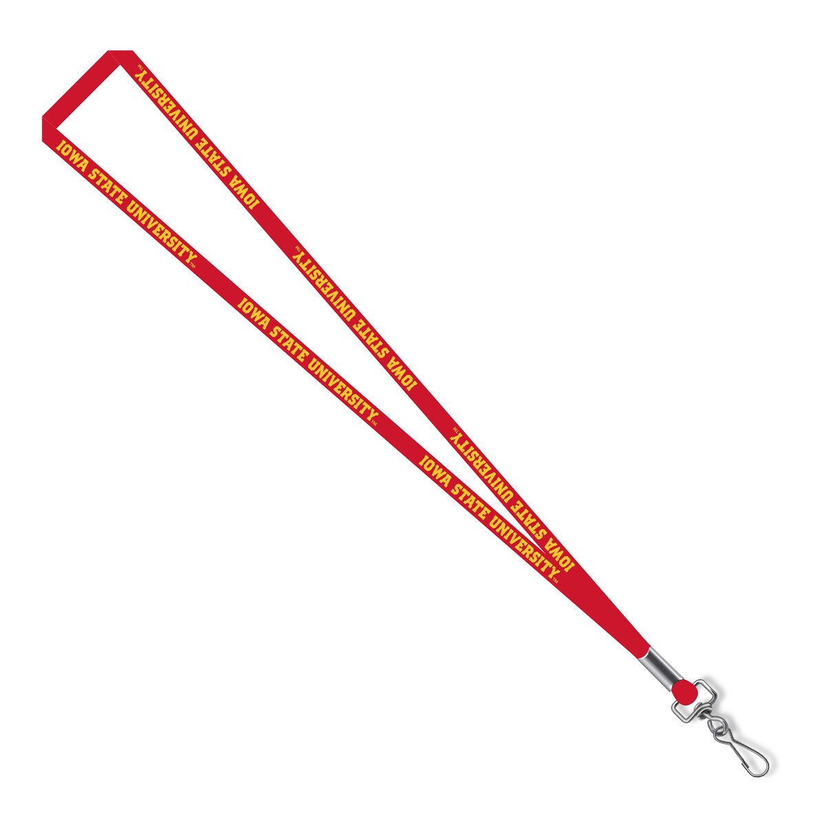 Iowa State University Cardinal Lanyard 3/8"